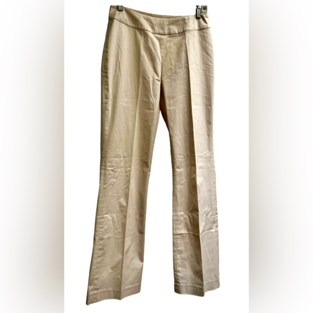 NWOT Banana Republic Camden Stretch Cream Color Trousers